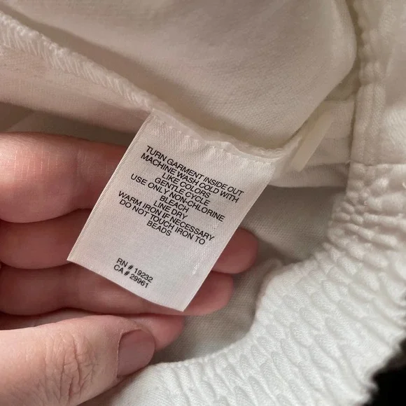 Light Weight Denim Jacket 12 Alfred Dunner White Floral Beaded Cotton Everyday - Picture 8 of 9